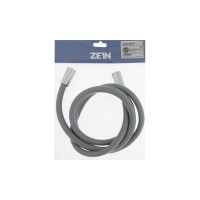 Душевой шланг Zein 160 см, антиперекручивание, латунные гайки, серый Z08SH 5482427