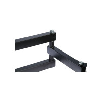 Наклонно-поворотный кронштейн для ТВ LUAZON KrON-58 14-55", 40-380 мм от стены, черный 3937404