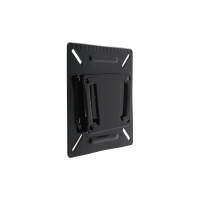Фиксированный кронштейн для ТВ LUAZON KrON-66 10-26", 10 мм от стены, черный 2810450