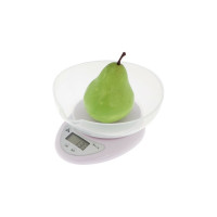 Кухонные электронные весы LUAZON LVK-706 с чашей, до 5 кг, белые 6913487