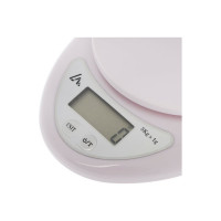 Кухонные электронные весы LUAZON LVK-706 с чашей, до 5 кг, белые 6913487