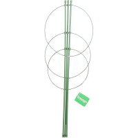 Кустодержатель Greengo 18.5-20-22х60 см, металл, зелёный 150889