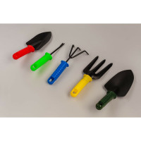 Набор садового инструмента Greengo 5 предметов, 27 см, рукоять цветная пластик 139611