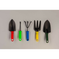 Набор садового инструмента Greengo 5 предметов, 27 см, рукоять цветная пластик 139611