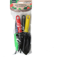 Набор садового инструмента Greengo 5 предметов, 27 см, рукоять цветная пластик 139611