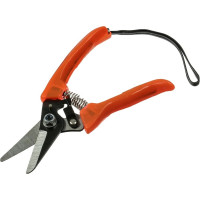 Садовые ножницы с тефлоновым покрытием Greengo 7" (18 см), пластиковые ручки 150785