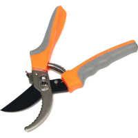 Секатор Greengo 9", 23 см, рукоять оражнжево-серый пластик 3028464