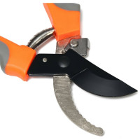 Секатор Greengo 9", 23 см, рукоять оражнжево-серый пластик 3028464