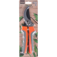 Секатор Greengo 9", 23 см, рукоять оражнжево-серый пластик 3028464