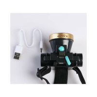 Налобный аккумуляторный фонарь Мастер К 3 режима, от USB, 5x7 см 4494154
