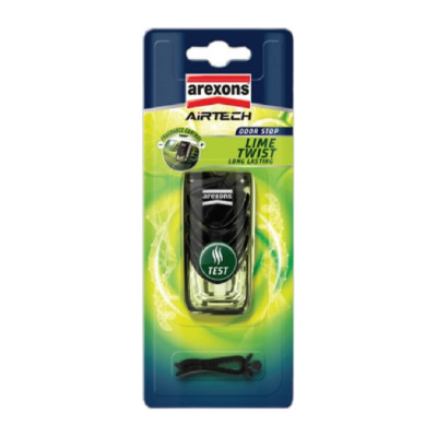 Жидкий автопарфюм во флаконе AREXONS Airtech Сar Perfume LIME Лайм, 7 мл 1420