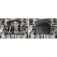 Защита КПП + переднего редуктора + комплект крепежа АвтоБроня Сталь Chevrolet Niva 111.01022.1