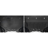 Защита картера + КПП + комплект крепежа АвтоБроня Сталь Mazda 3 V - 1 5 120 л с 111.03827.1