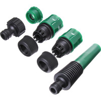 Насадка для полива СИМАЛЕНД коннекторы 1/2", 1/2" с аквастопом, штуцер 1/2"-3/4" 150916