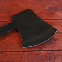 Туристический топорик СИМАЛЕНД Рейд черный, прорезиненная ручка, 27.5 см 1850717