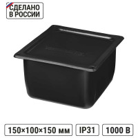 Коробка протяжная TDM ELECTRIC ОП металлическая У-995 IP31 грунт., без уплотнителя AQ1404-3995