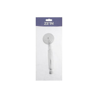 Душевая лейка Zein Z402, пластик, 1 режим, хром 5482400