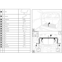 Фаркоп разборный Chevrolet Niva 2002-2020/Lada Niva 2123 2020-2021/Niva Travel 2021-н.в., шар A BERG F.6016.001