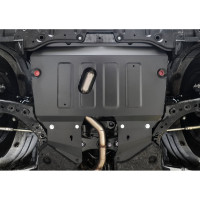 Защита картера и КПП АвтоБроня для Toyota Highlander U70 2020- г.в., штампованная, сталь 1.8 мм 111.09549.1