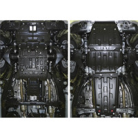 Защита картера АвтоБроня ч.1 Lexus LX III 2007-2021/Toyota Land Cruiser 200 07-15, st 2mm 111.05713.3