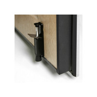 Дверной стопор LOCKLAND цвет черный 7116045