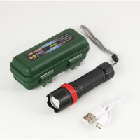 Ручной фонарь СИМАЛЕНД аккумуляторный, 3 режима, от USB, 10x2.5 см 6259787