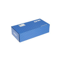 Смеситель для ванны Zein излив 30 см, кран-букса латунь 1/2", душевой набор, хром ZC2051 7603376
