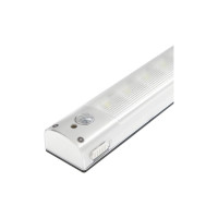 Светодиодный светильник с датчиком движения LUAZON, 5 LED, 2 Вт, от батареек 3*AAA, 6500К, белый 4508104