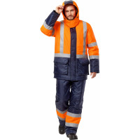 Костюм Эксперт Спецодежда Трасса Сигнал оранжевый/синий, р. 60-62, рост 182-188 6446000043809
