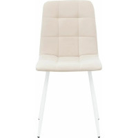 Стул Leset Скай, Металл Белый/Велюр ULTRA SAND Песок 5874-2583 8179-5192