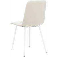 Стул Leset Скай, Металл Белый/Велюр ULTRA SAND Песок 5874-2583 8179-5192