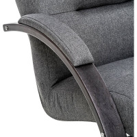 Кресло Leset Милано, Венге текстура, ткань Малмо 95 6760-7403