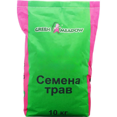 Семена GREEN MEADOW Декоративный газон для глинистых почв 10 кг 4607160330624