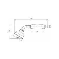 Душевая лейка RavSlezak KS0017SM