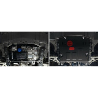 Защита картера и КПП АвтоБроня Chevrolet Equinox V - 2.0 III рестайлинг 20-, сталь 111.01031.1