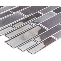 Комплект полимерной 3D плитки LAKO 30.5х30.5 см, 10 штук, Кладка глянец 7 LKD-AMZ005