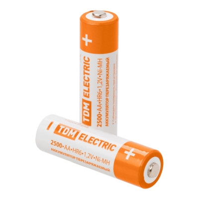 Аккумулятор TDM ELECTRIC AA-2500 mAh Ni-MH BP-2 SQ1702-0071