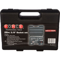 Набор 12-гранных головок и приспособлений FORCE 3261-9
