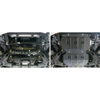 Защита картера для Great Wall Hover H3/H5 2006-2011 2011-2015, st 2mm АвтоБроня 111.02007.1