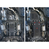 Защита КПП АвтоБроня Lexus LX III 2007-2021/Toyota LC 200 2007-2015 2015-, st 2mm 111.09507.1