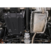 Защита топливного бака Nissan Terrano 4WD 2014-/Duster 4WD 2011-, st 2mm АвтоБроня 111.04718.1