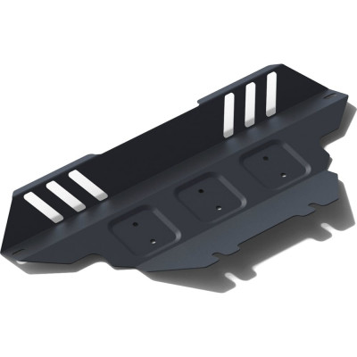 Защита радиатора SsangYong Actyon 07-11/Actyon Sport 12-, st 2mm, штатный крепеж АвтоБроня 1.05306.1