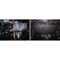 ЗК+КПП Citroen C3 Picasso 2009-2012/Peugeot 207 2006-2013, сталь 2 мм АвтоБроня 111.01202.1