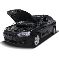 Газовые упоры капота АвтоУпор для Mitsubishi Lancer X 2007-2015, 2 шт., UMILAN012