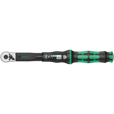 Динамометрический ключ с трещоткой WERA Click-Torque B 1 3/8, 10-50 Нм, L-360 мм WE-075610