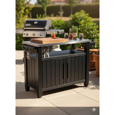 Столик для барбекю Keter UNITY XL 207 L графит 230419