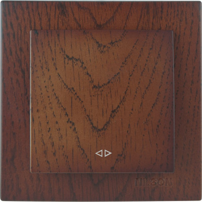 Крестообразный выключатель Nilson СУ, TOURAN WOOD, орех 24271010