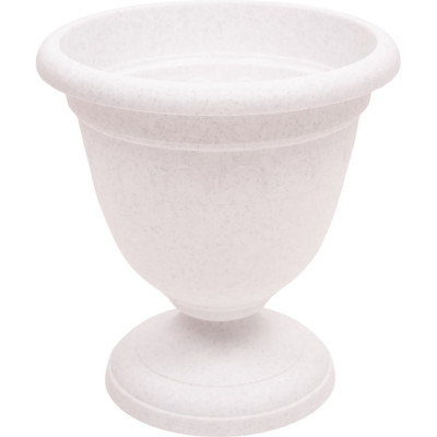 Высокий вазон Martika Колывань 1.7 л, диаметр 18 см, мрамор С133М