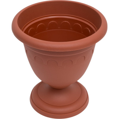 Высокий вазон Martika Колывань 5.6 л, диаметр 26 см, терракотовый С135Т