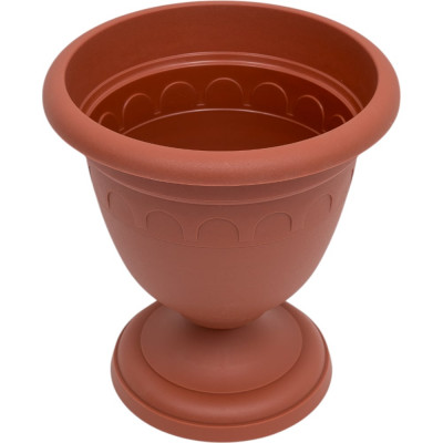 Высокий вазон Martika Колывань 3 л, диаметр 22 см, терракотовый С134Т